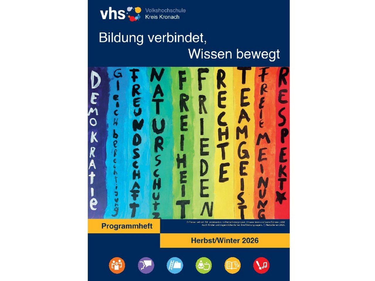 Cover des Programmhefts für das Herbst-Winter-Semester